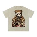 Built on betrayal-Snow Washed Oversized Cotton T-Shirt