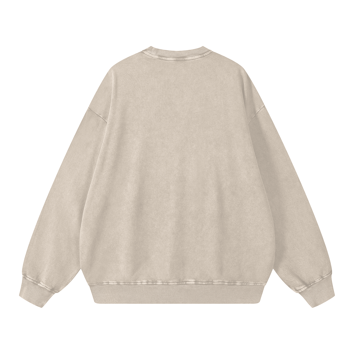 Unisex Wanted Snow Washed Oversized Sweatshirt