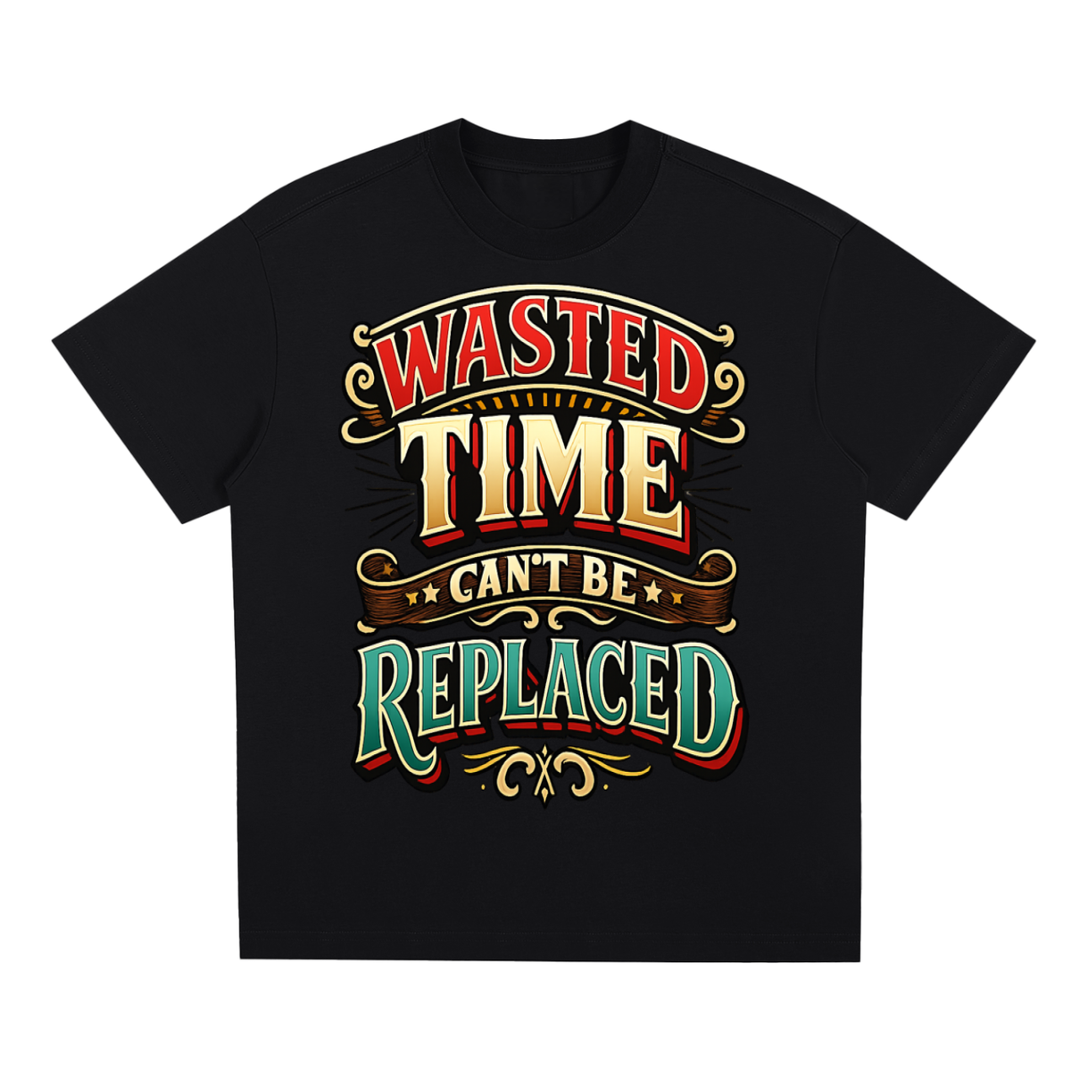 Wasted time-Sorona Quick-Dry Cooling T-Shirt