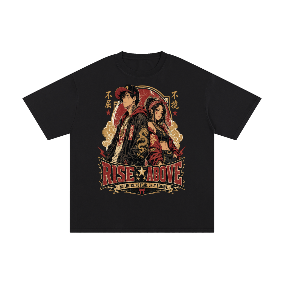 Rise above-Pure Cotton T-Shirt
