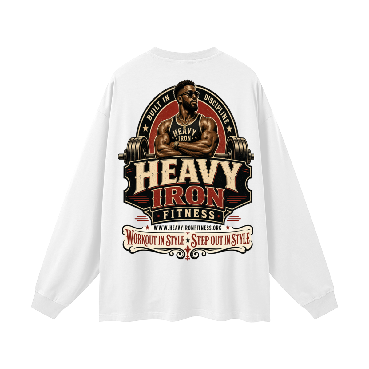 Heavy iron fitness-Oversized Long Sleeve T-Shirt