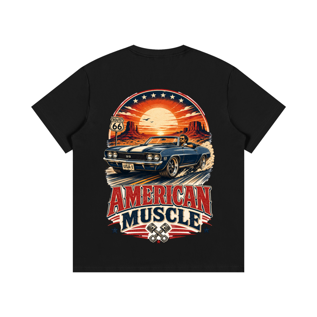 American muscle-Essential Cotton T-Shirt