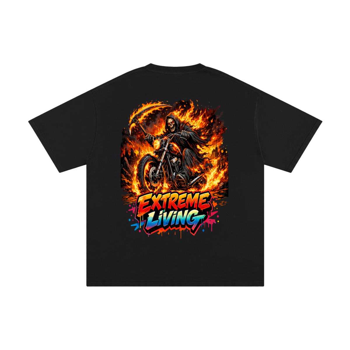 Extreme living-Pure Cotton T-Shirt