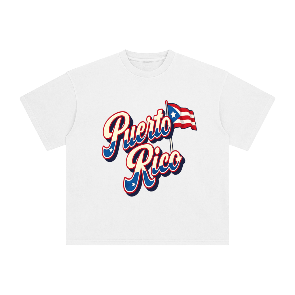 Puerto Rico-Enzyme Washed T-Shirt