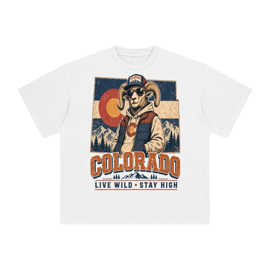 Colorado-Enzyme Washed T-Shirt
