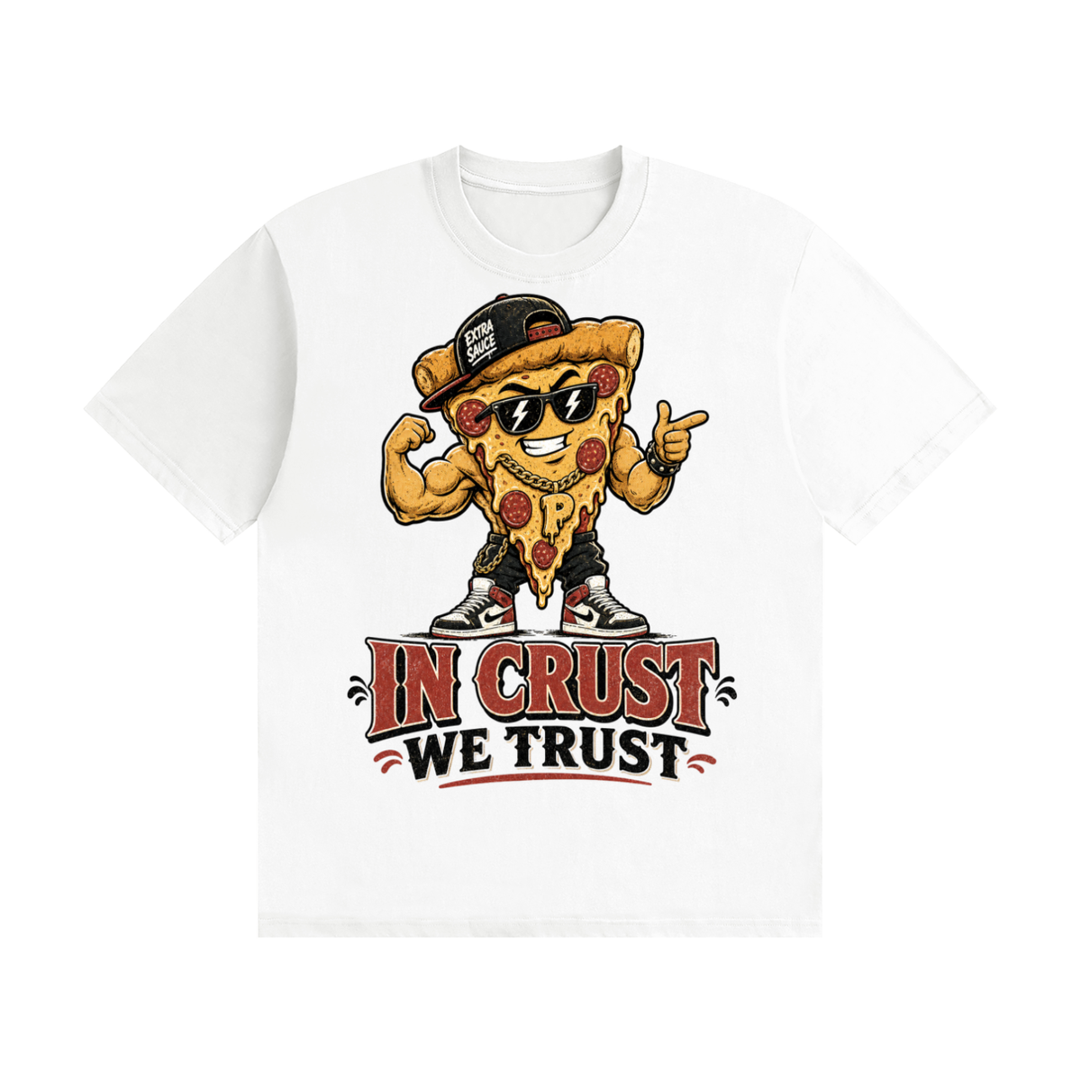 In Crust We Trust — Seamless Cotton Tee