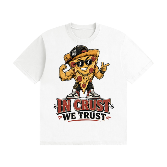 Unisex In crust we trust  Seamless Cotton T-Shirt