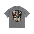 Broken But Not Defeated Vintage Washed Oversized T-Shirt