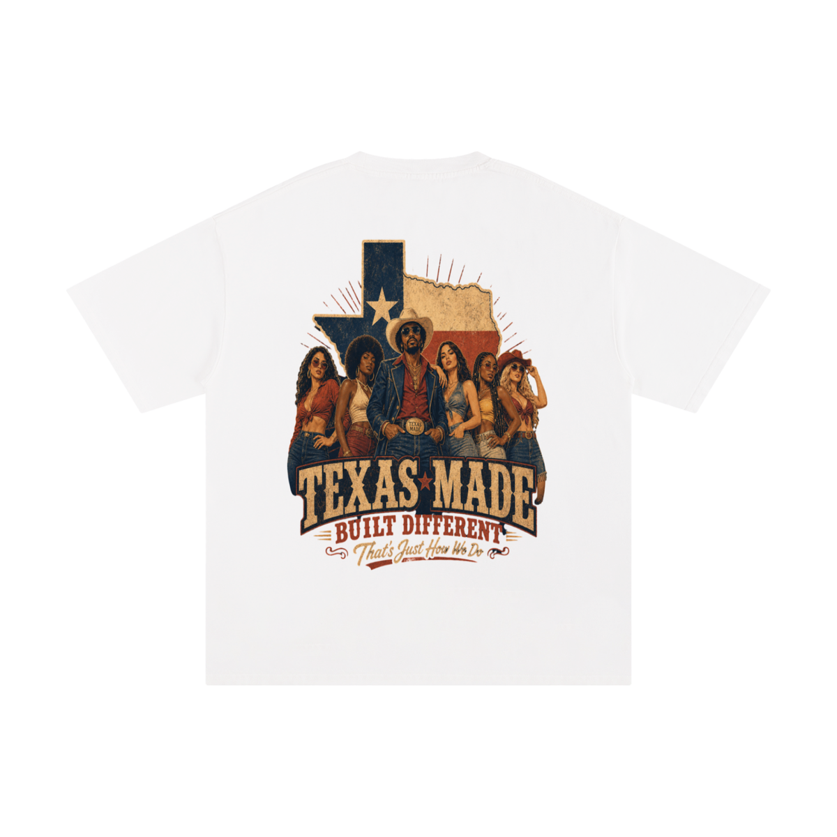 Texas made-Pure Cotton T-Shirt