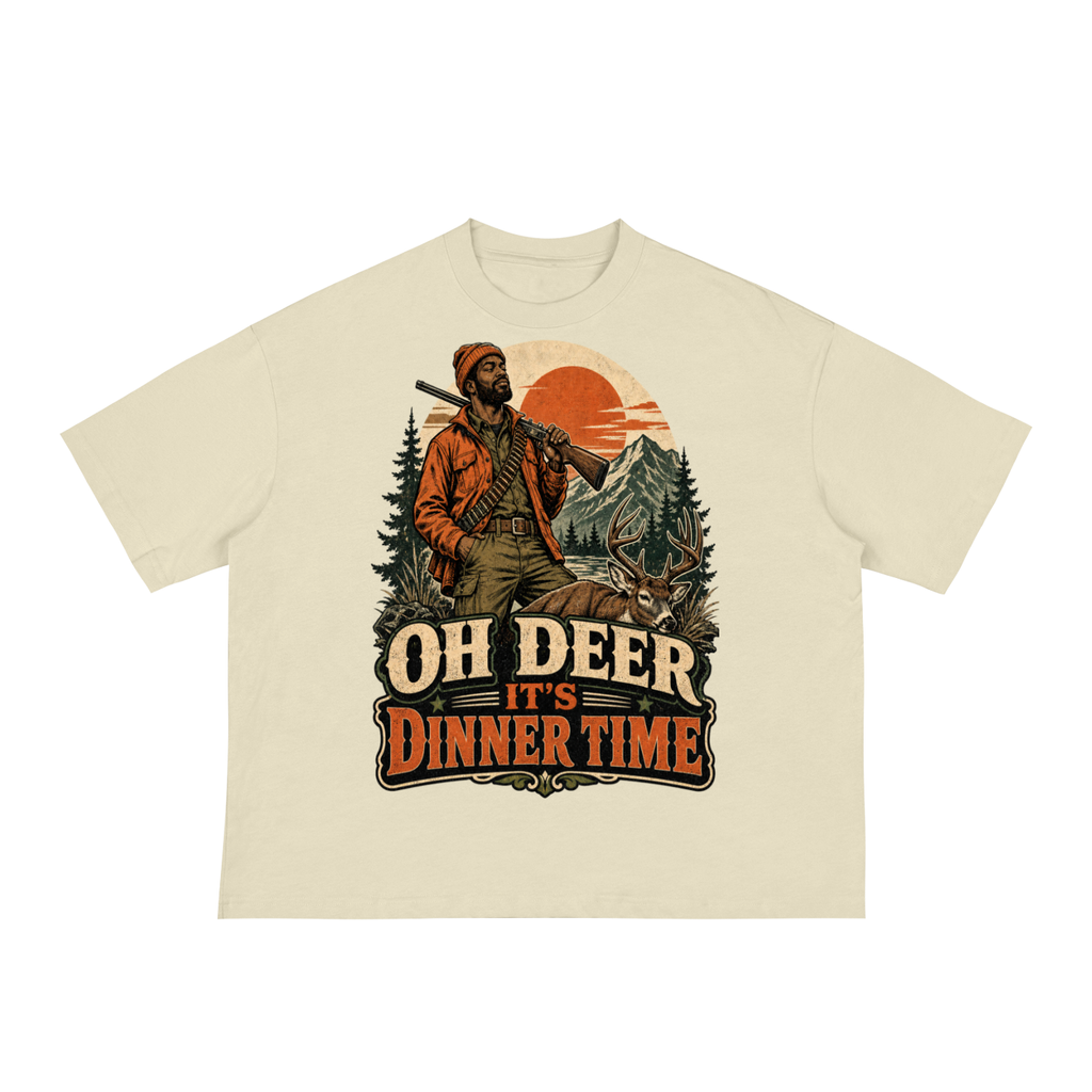 Oh deer it's dinner time-Classic Loose Boxy Tee