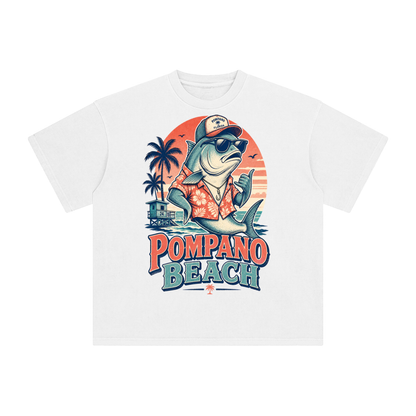 Pompano Beach-Enzyme Washed T-Shirt