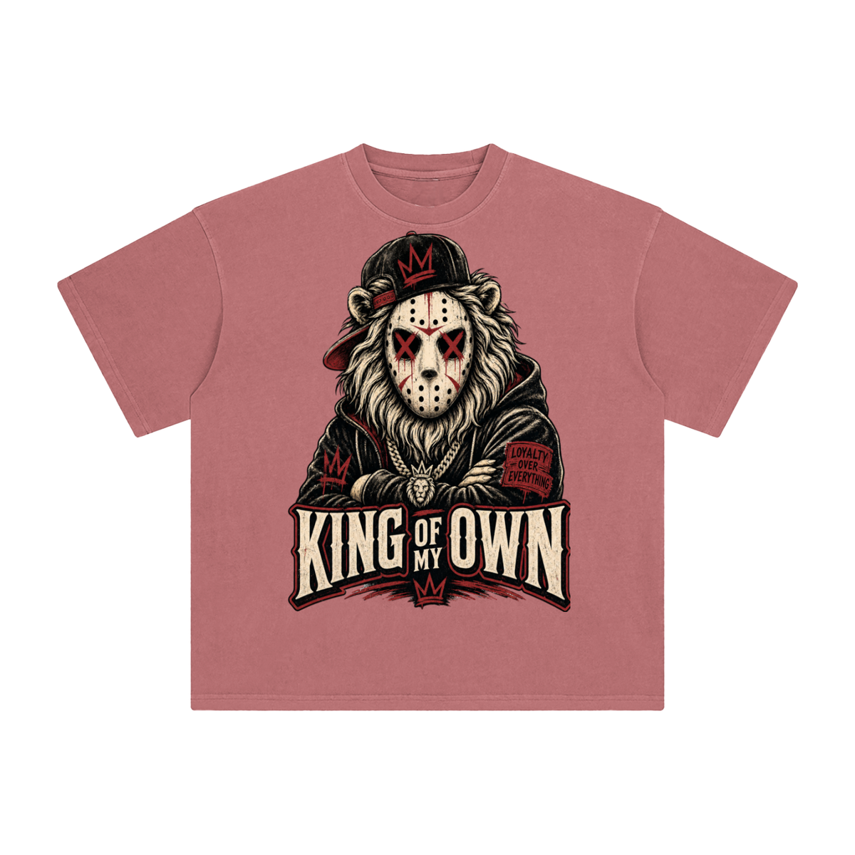 King of my own-Enzyme Washed T-Shirt