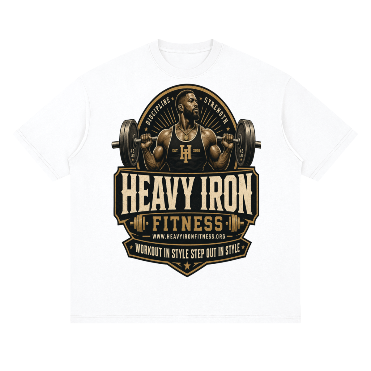 Heavy iron fitness-Streetwear Loose Drop Shoulder T-Shirt