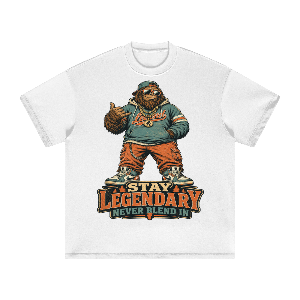 Stay legendary-Heavyweight Earth Tone T-Shirt