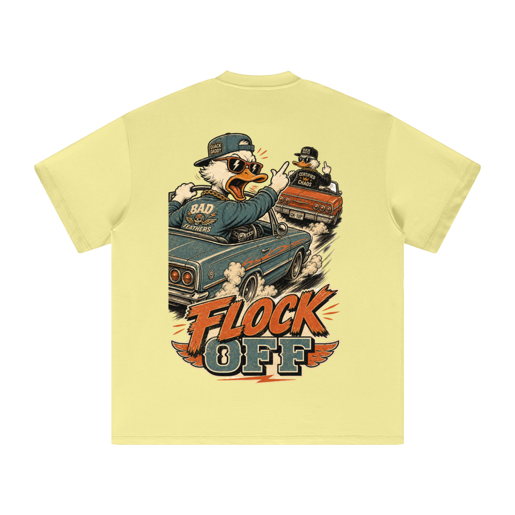 Flock off-Heavyweight Earth Tone T-Shirt