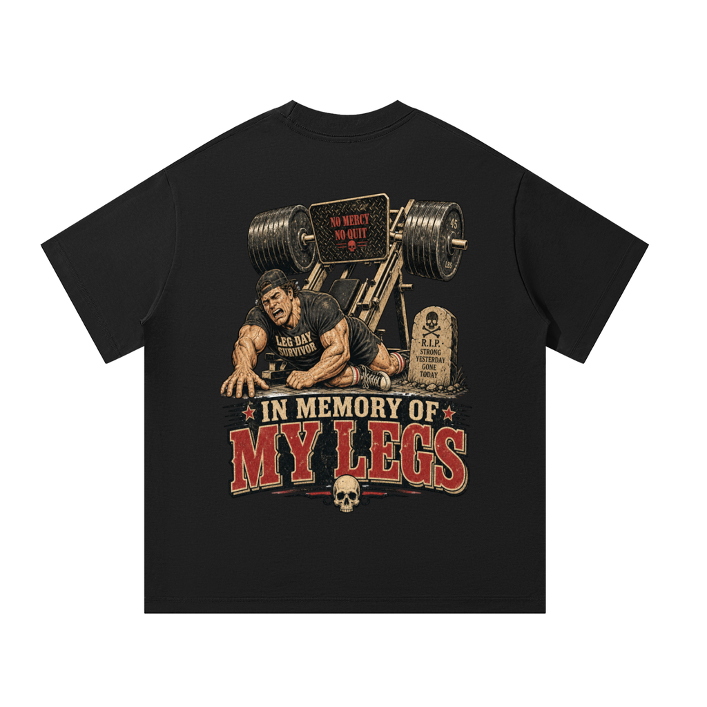 In Memory of My Legs Oversized T-Shirt