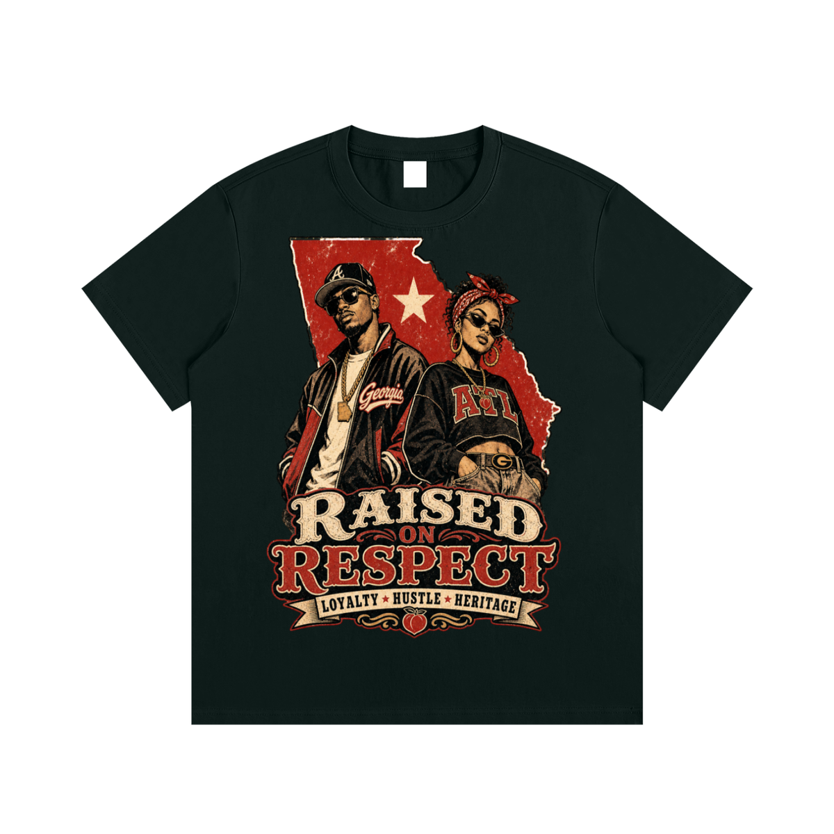 Raised on respect-Essential Cotton T-Shirt