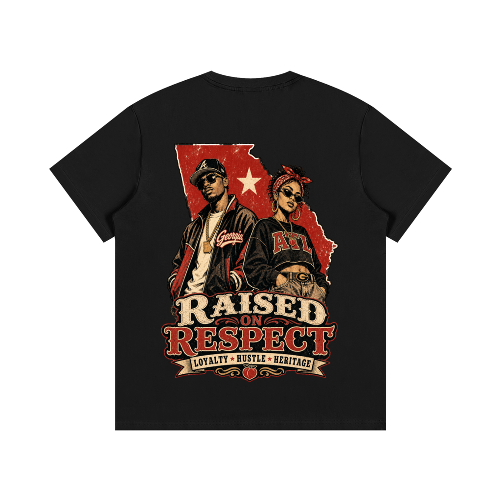 Raised on respect-Essential Cotton T-Shirt