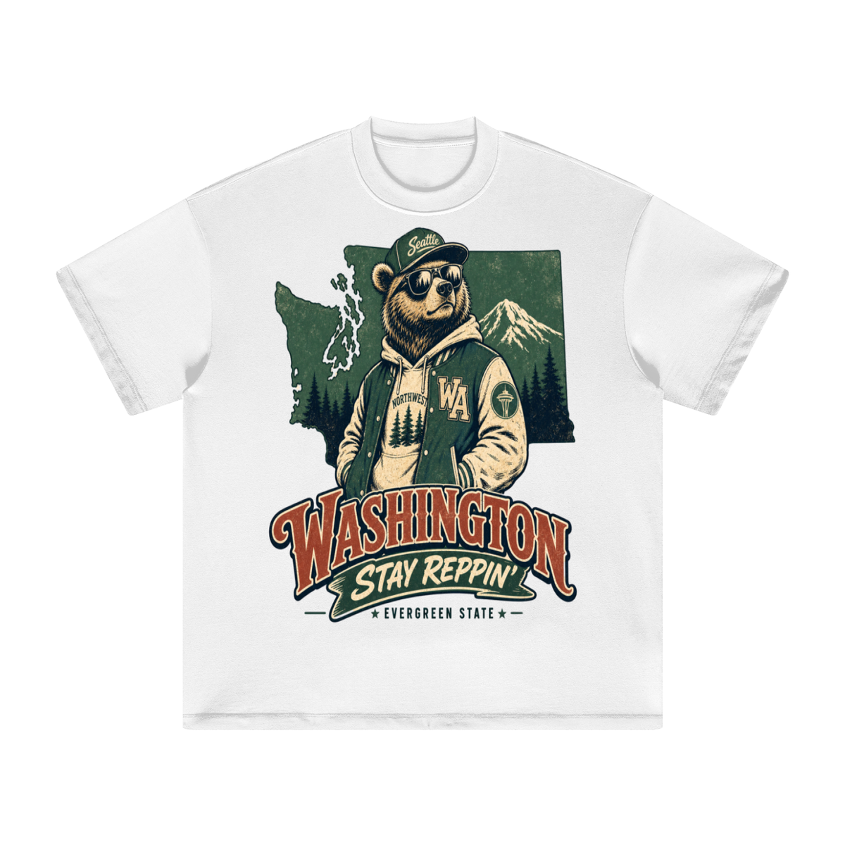 Washington-Heavyweight Earth Tone T-Shirt