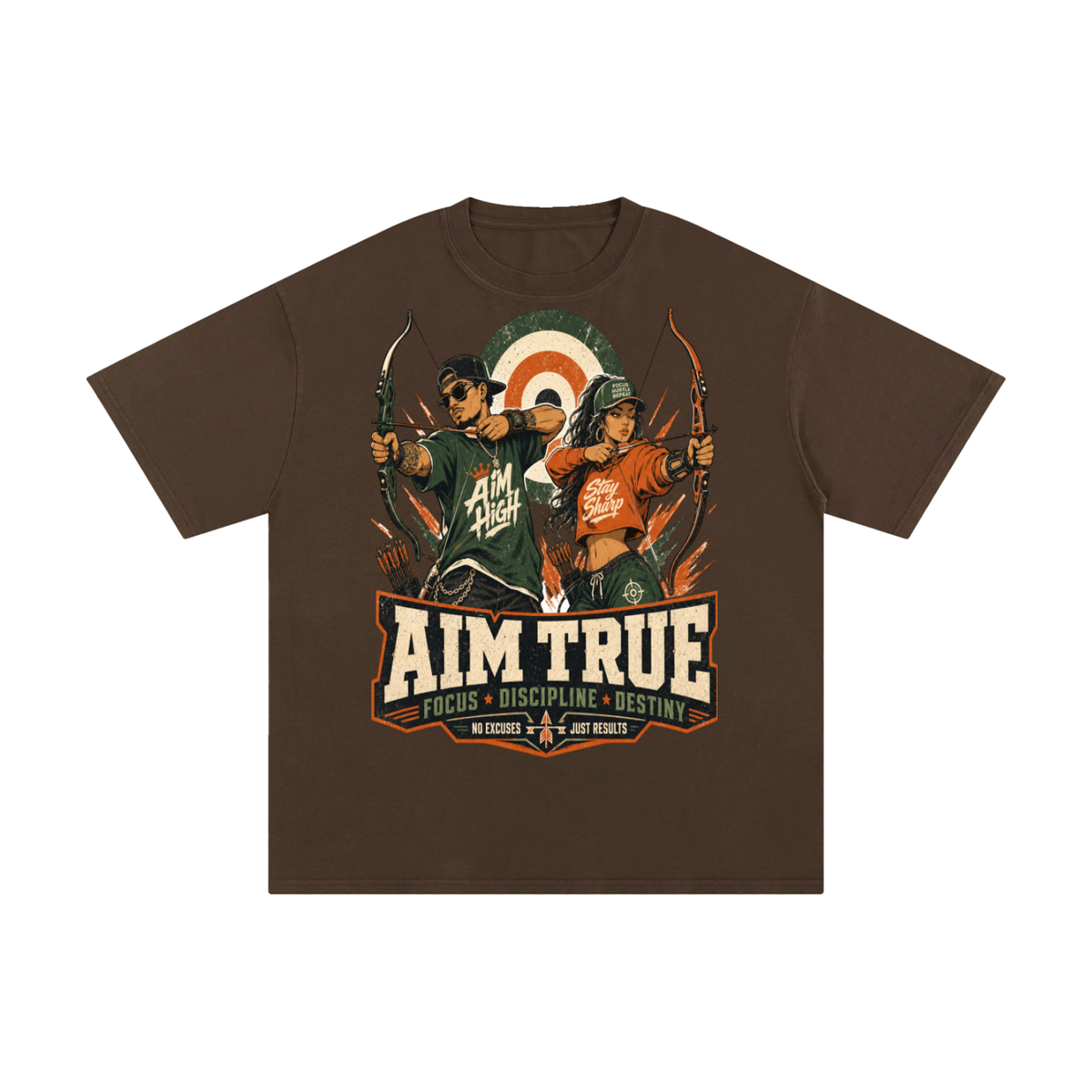 Aim true-Pure Cotton T-Shirt