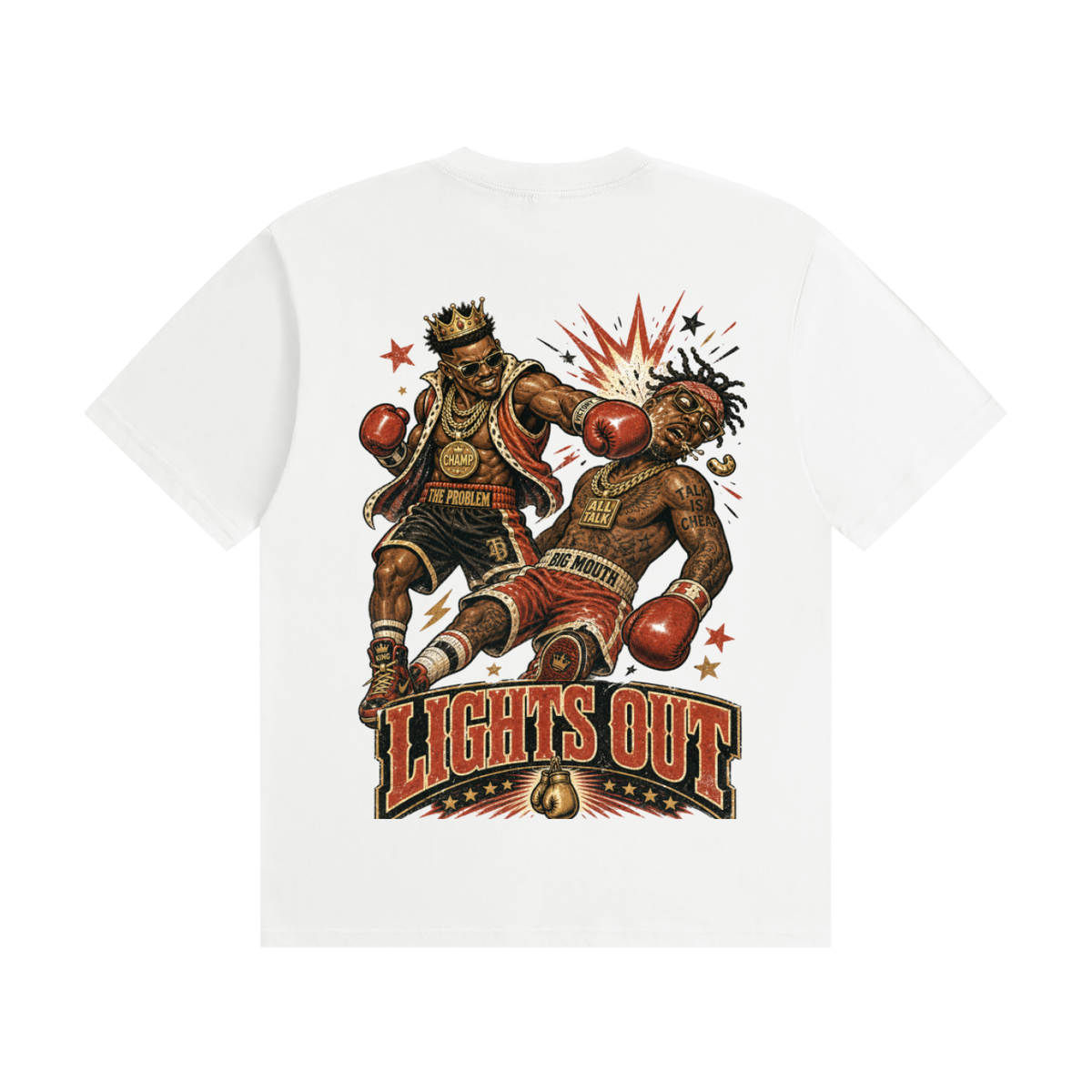 Lights out-Seamless Cotton T-Shirt
