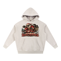 Out for Delivery-Snow Wash Fleece Oversize Hoodie