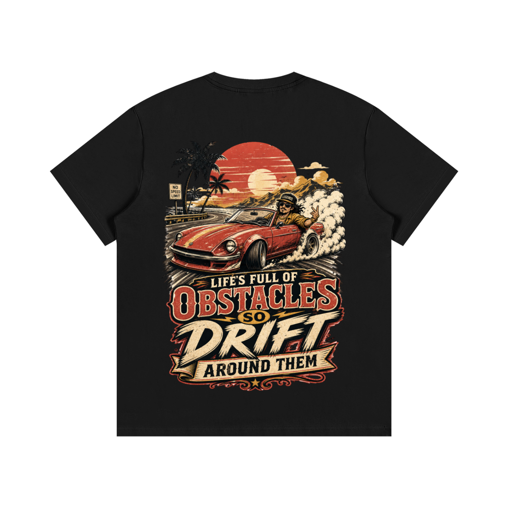 Life is full of obstcles drift around them-Essential Cotton T-Shirt