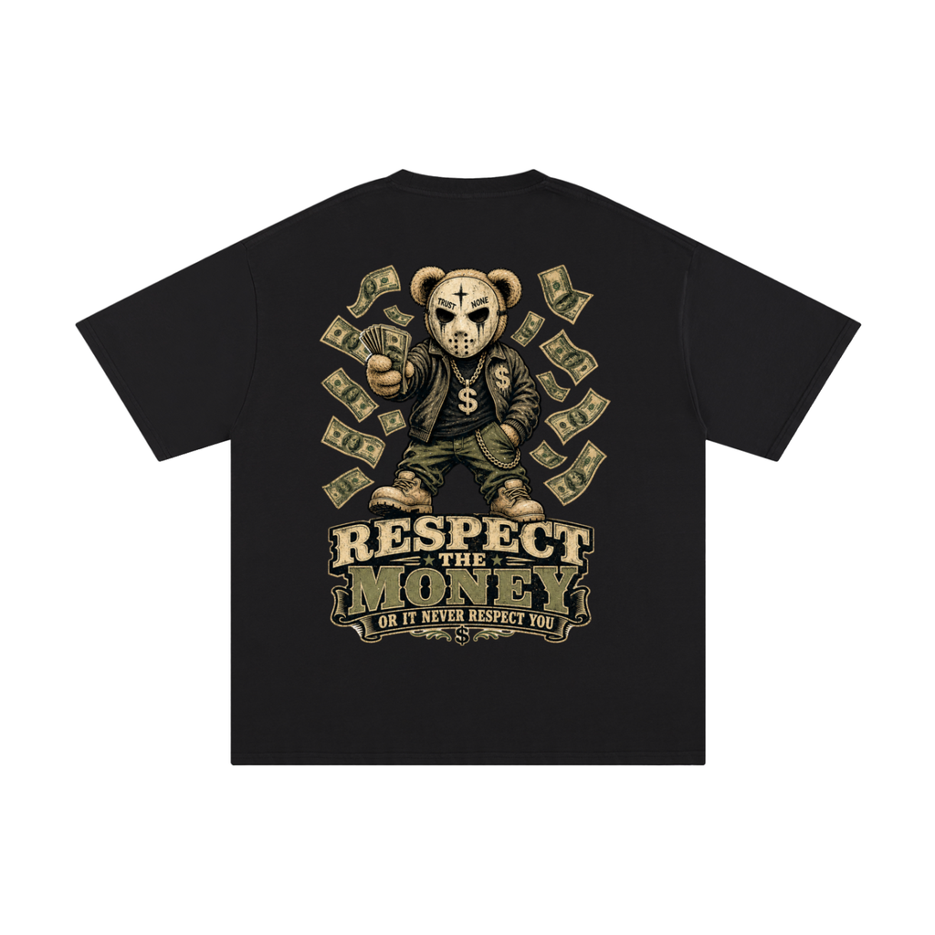 Respect the money-Pure Cotton T-Shirt