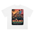 Miami south beach-Heavyweight Drop Shoulder Cotton T-Shirt
