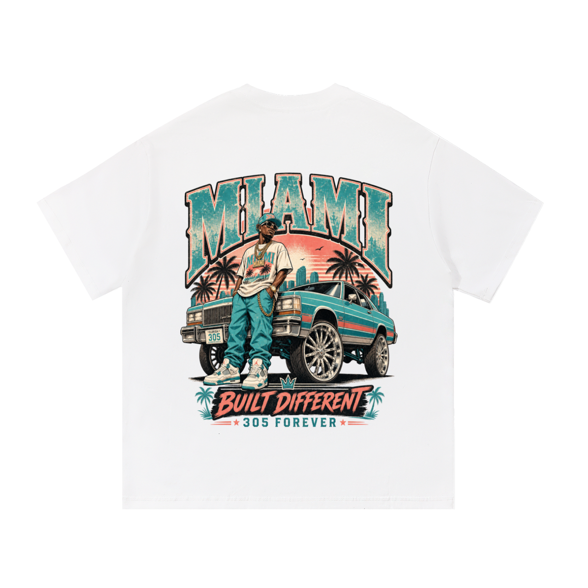 Miami-Essential Cotton T-Shirt