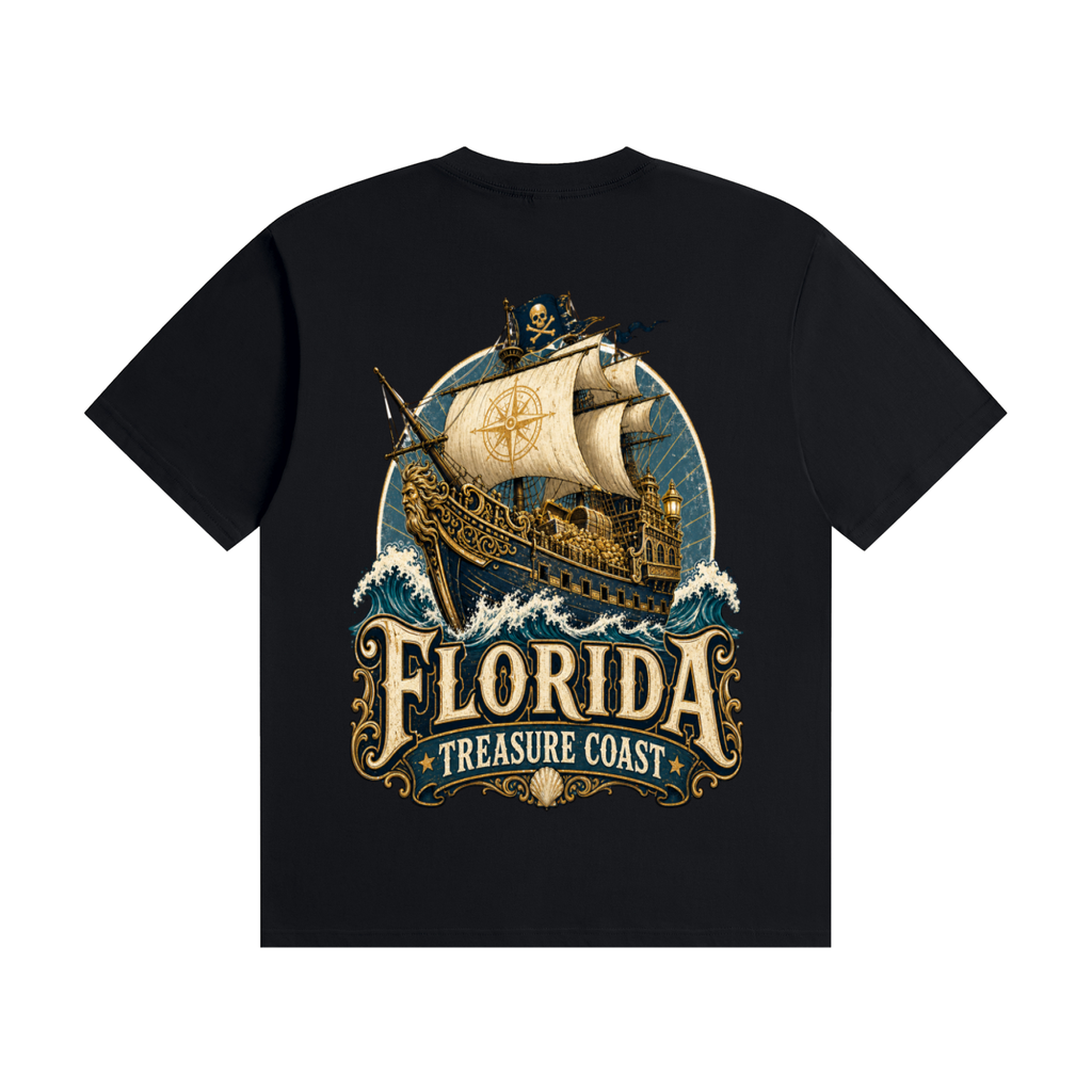 Florida Treasure coast-Seamless Cotton T-Shirt