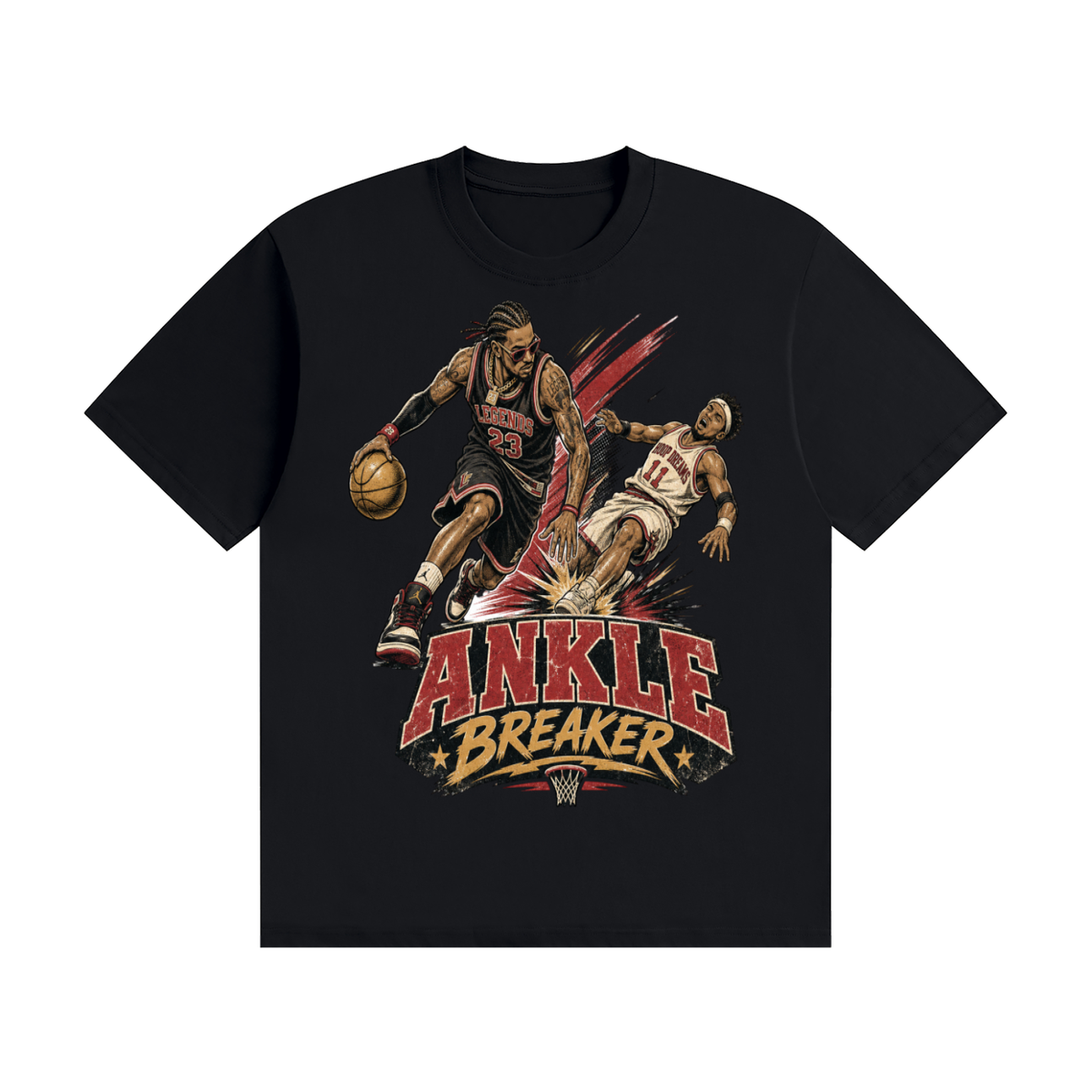 Ankle breaker-Seamless Cotton T-Shirt