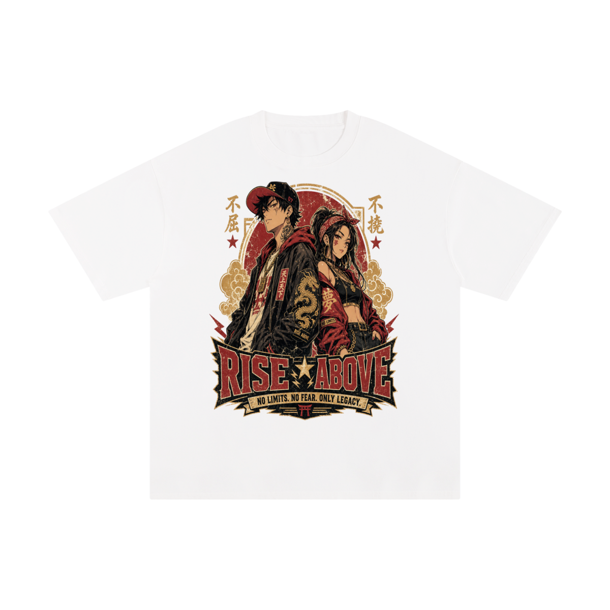 Rise above-Pure Cotton T-Shirt