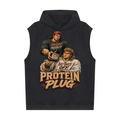 Protein Plug Snow-Washed Sleeveless Hoodie