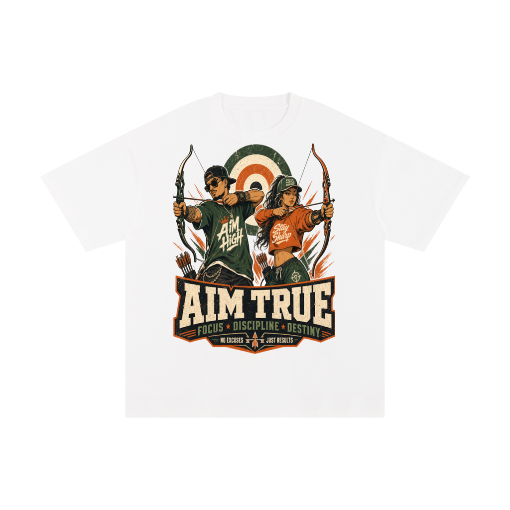 Aim true-Pure Cotton T-Shirt
