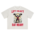 Lift heavy eat heavy-Boxy Oversized T-Shirt