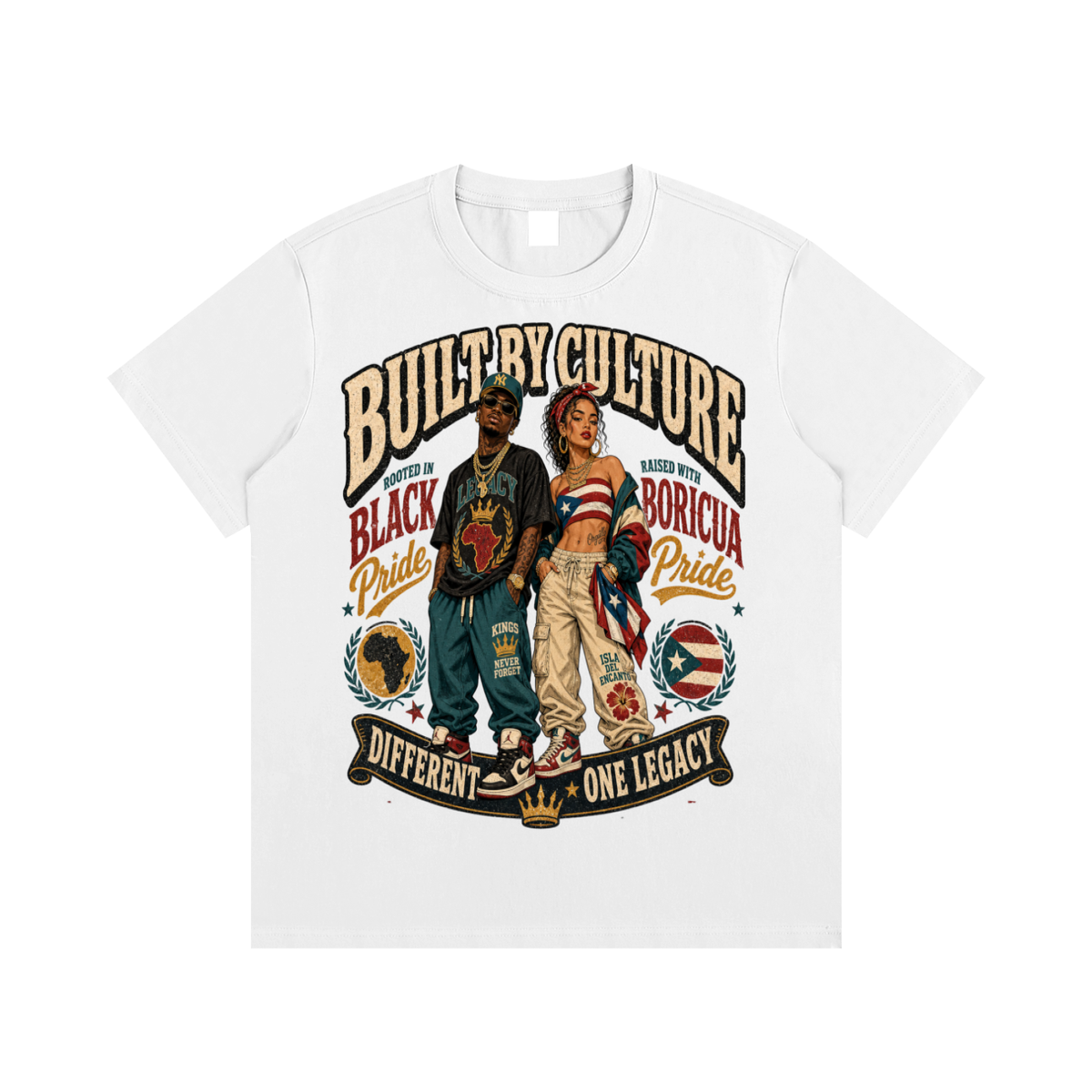 Built by culture-Essential Cotton T-Shirt