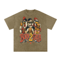 Born 2 Grub — Oversized Snow Washed Tee