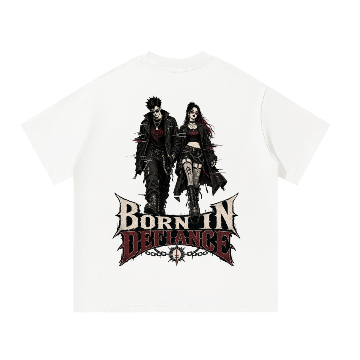 Born in defiance-Oversized T-Shirt