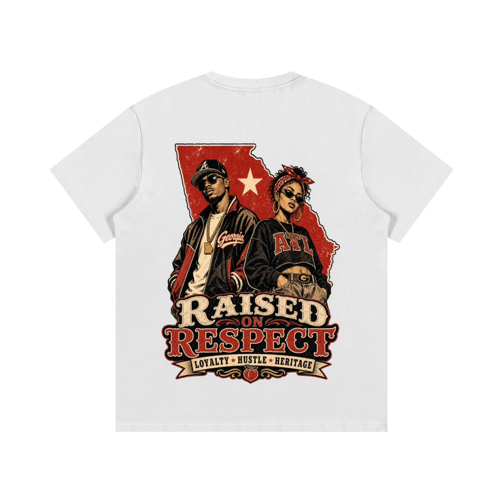 Raised on respect-Essential Cotton T-Shirt