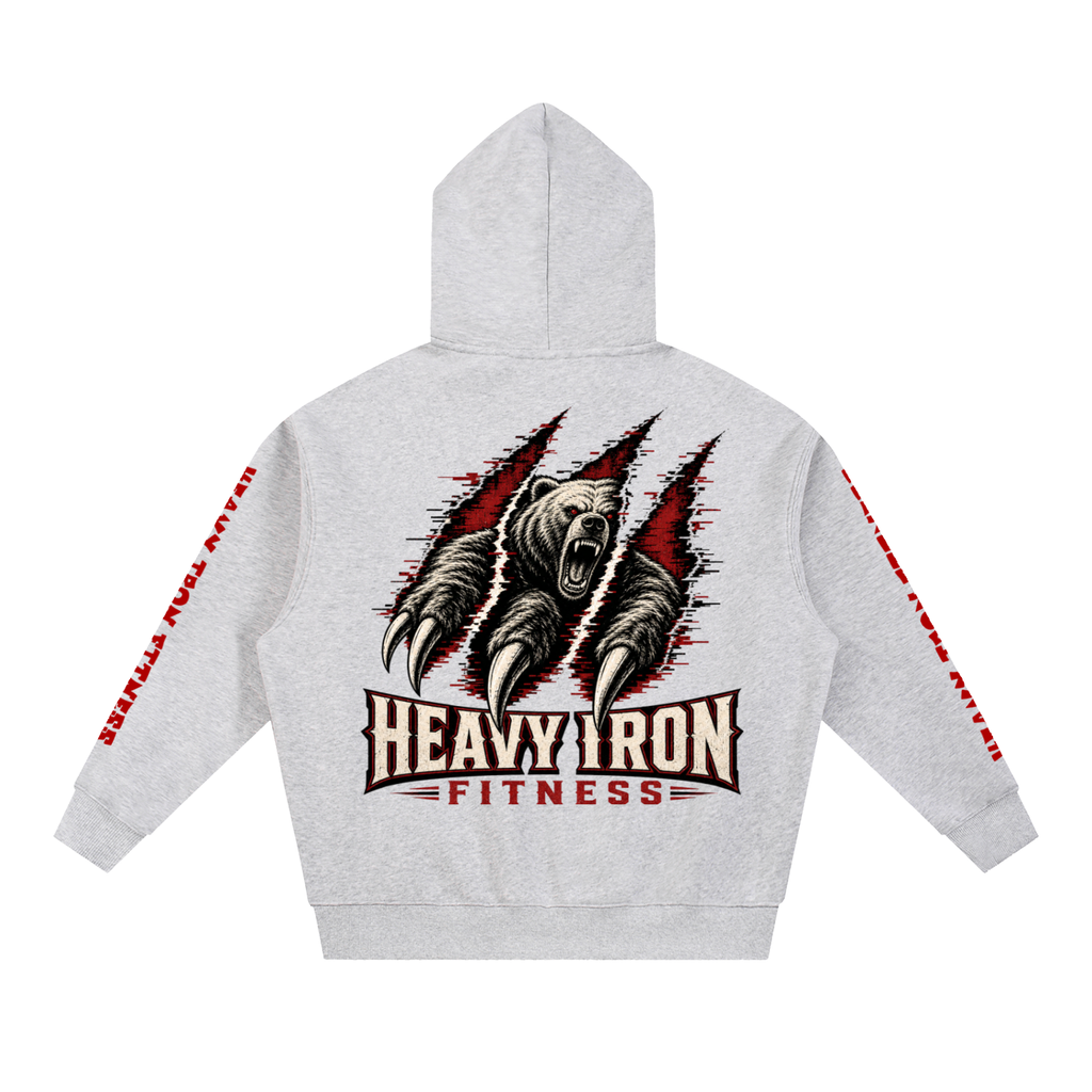 Heavy iron fitness-Essential Oversized Boxy Fit Fleece Hoodie