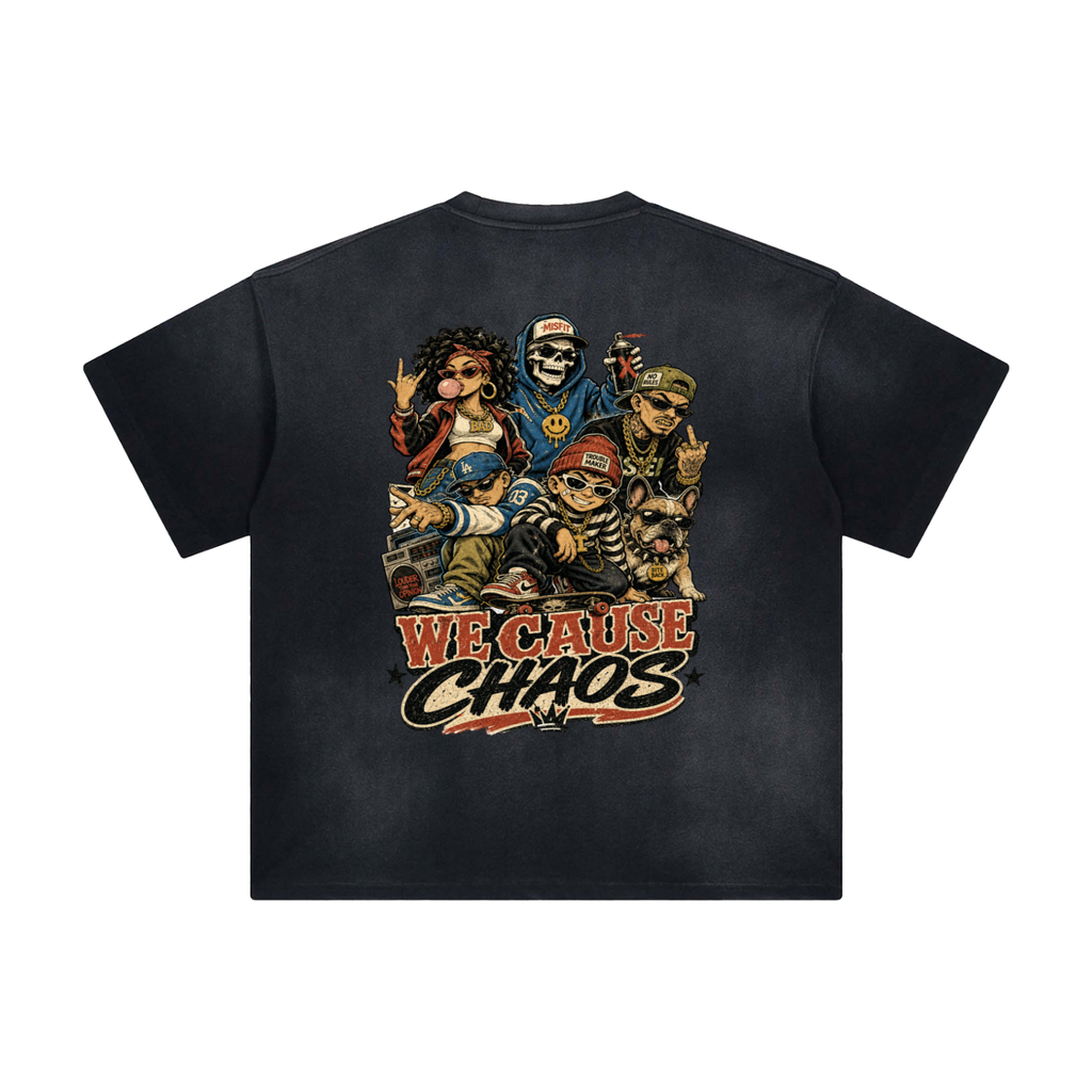 We cause chaos-Sunfade T-Shirt