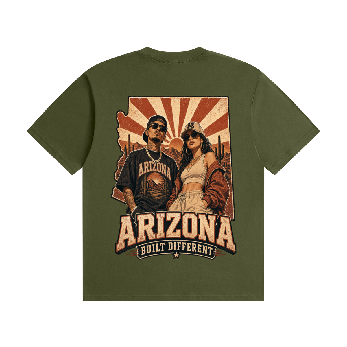 Arizona-Seamless Cotton T-Shirt