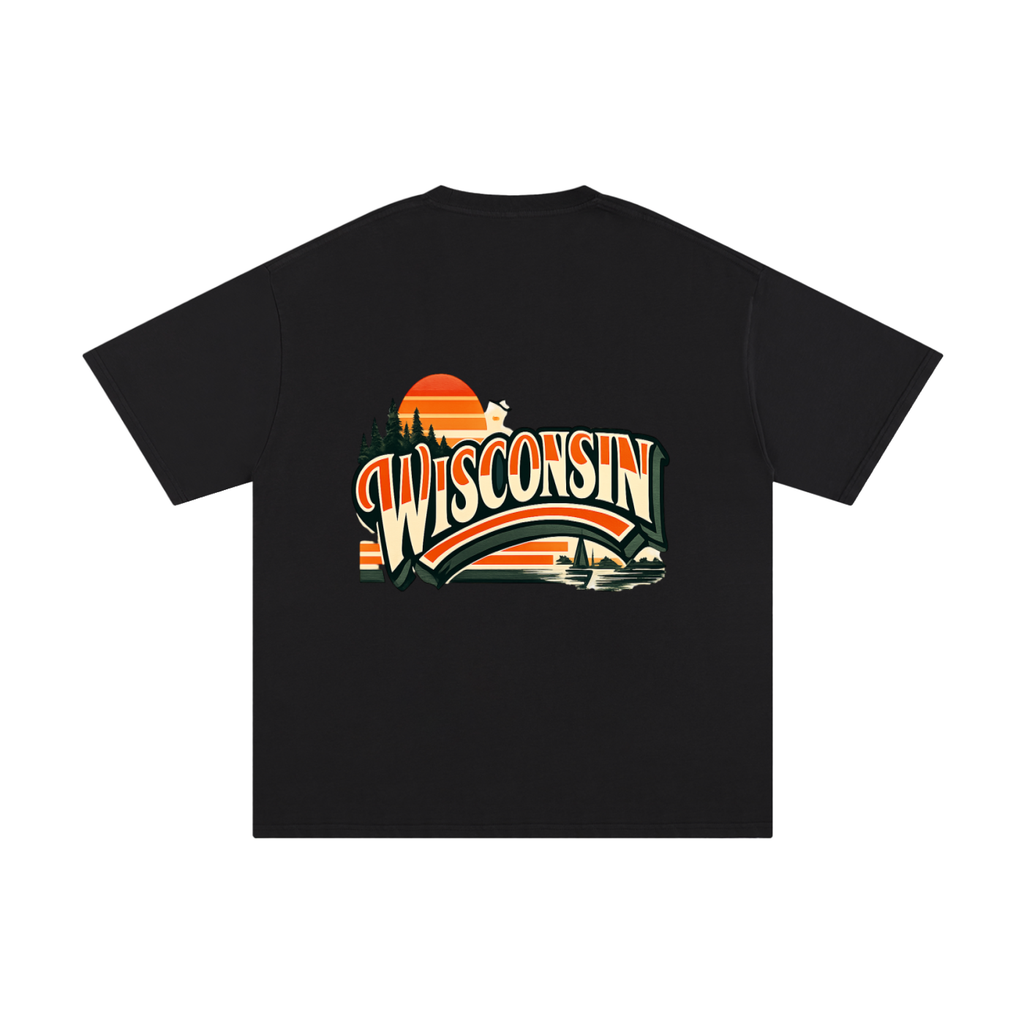 Wisconsin-Pure Cotton T-Shirt