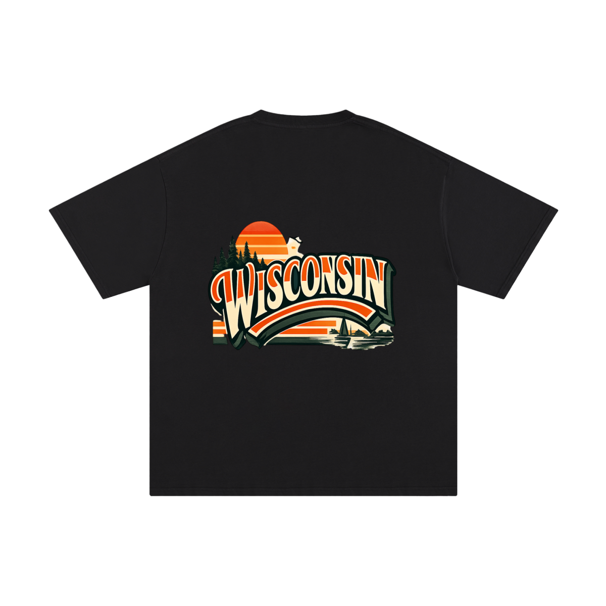 Wisconsin-Pure Cotton T-Shirt