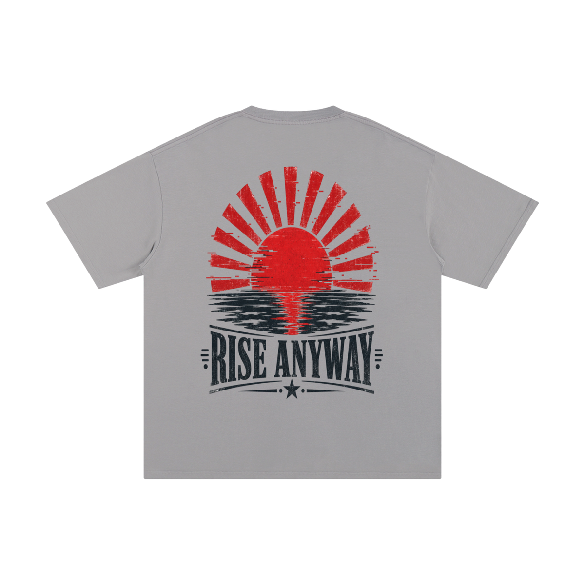 Rise anyway-Pure Cotton T-Shirt