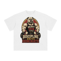 Discipline drive dominate-Enzyme Washed T-Shirt