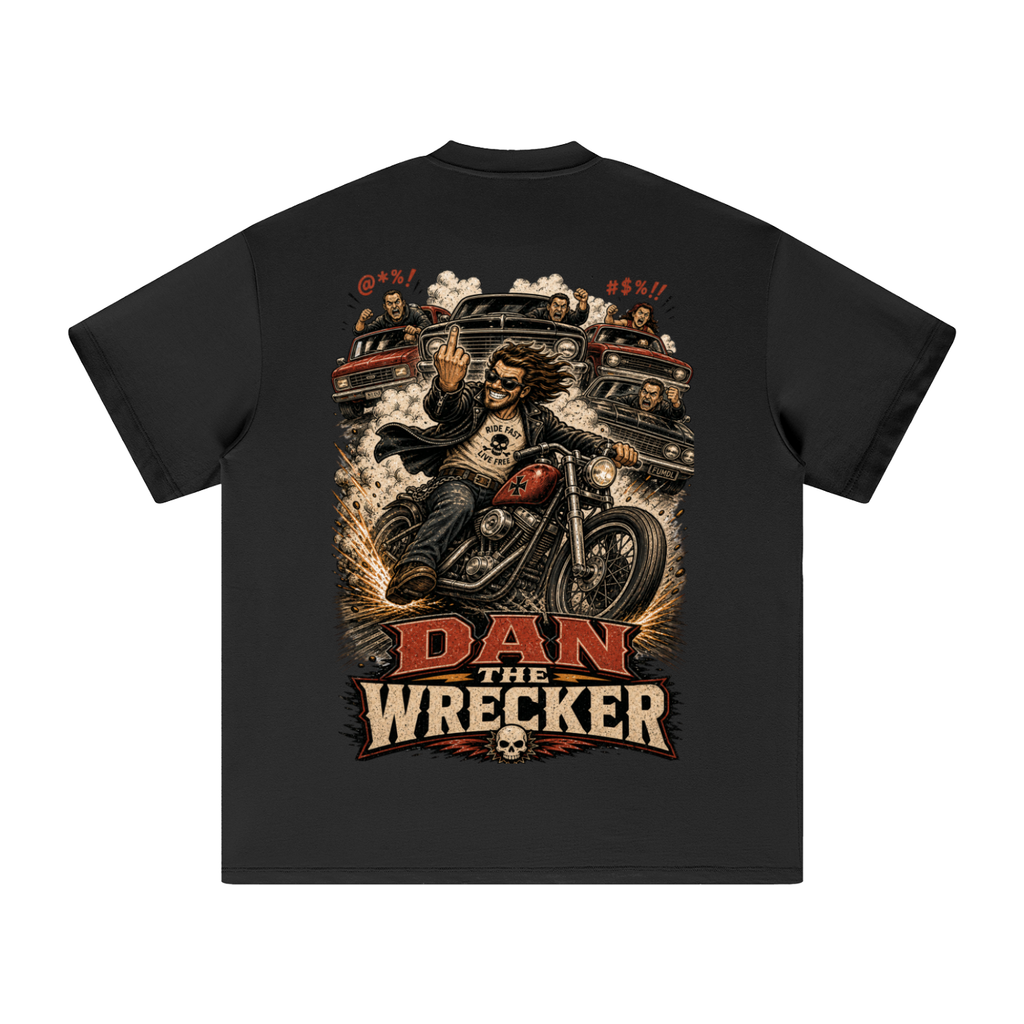 Dan the wrecker-Heavyweight Earth Tone T-Shirt