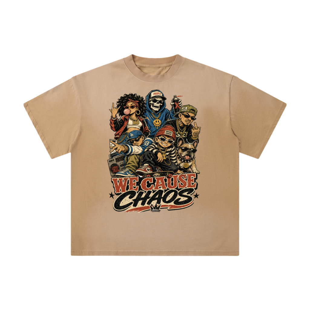 We cause chaos-Sunfade T-Shirt