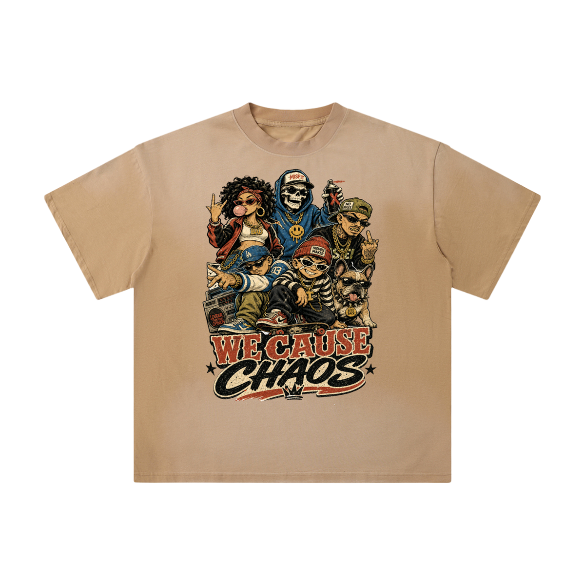 We cause chaos-Sunfade T-Shirt